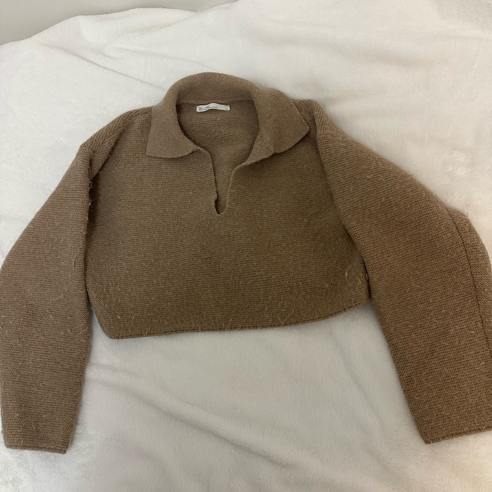 Oak and fort collared sweater